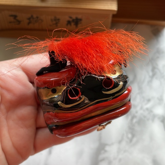 Vintage 1960s Japanese Lion's Head pair. 'Shishigashira' - Picture 6 of 10